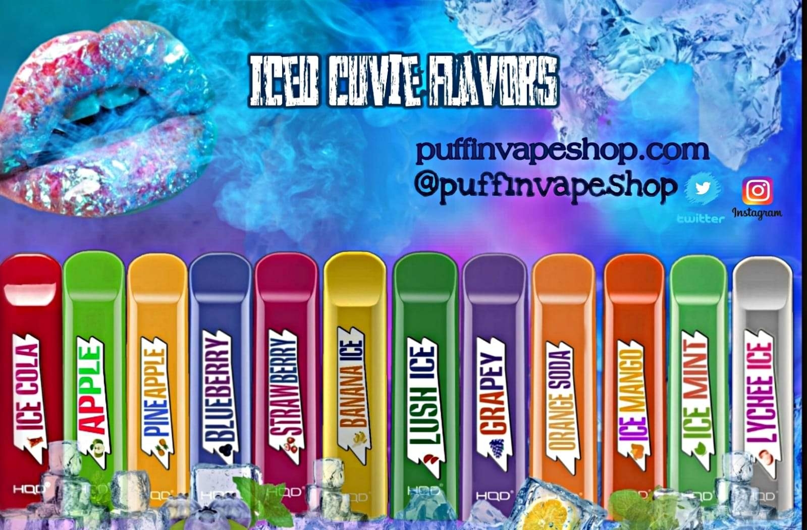 HQD Cuvie - Ice Vs Non-Ice Flavors